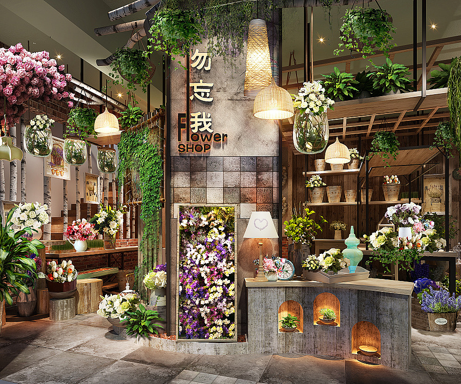 小型花店裝修設(shè)計(jì)圖片