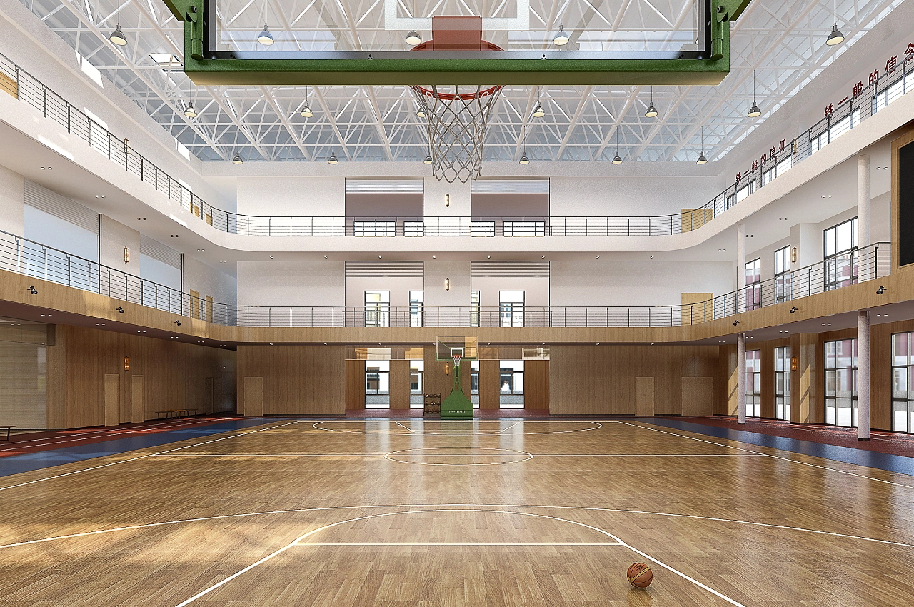 廠房改建籃球場裝修效果圖